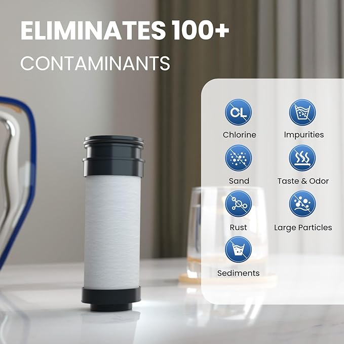 GOLDEN ICEPURE JFC014 Replacement for Brita® Stream Pitcher Water Filter, Brita® OB05 Filter Pitchers and Dispensers 6PACK