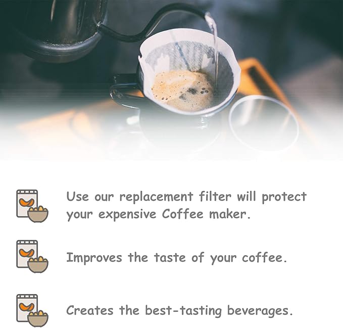 12 packs Replacement Charcoal Water Filters fit all Cuisinart Coffee Machines -Removes Chlorine, odors and others impurities from Water
