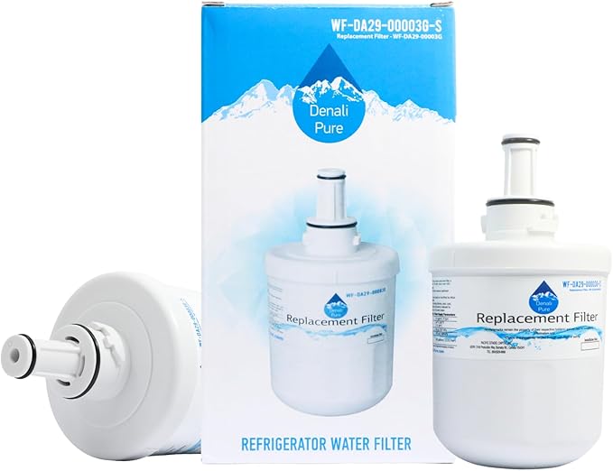 Replacement for Samsung RFG298AABP Refrigerator Water Filter - Compatible with Samsung DA29-00003G, Samsung DA29-00003B, Samsung DA29-00003A Fridge Water Filter Cartridge