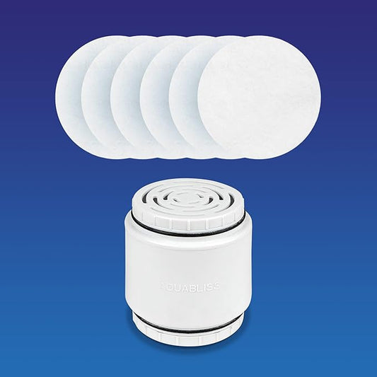 Aquabliss SFC500 Filter Cartridges & 30pc Pack of Sediment Pads (Exclusive Bundle)