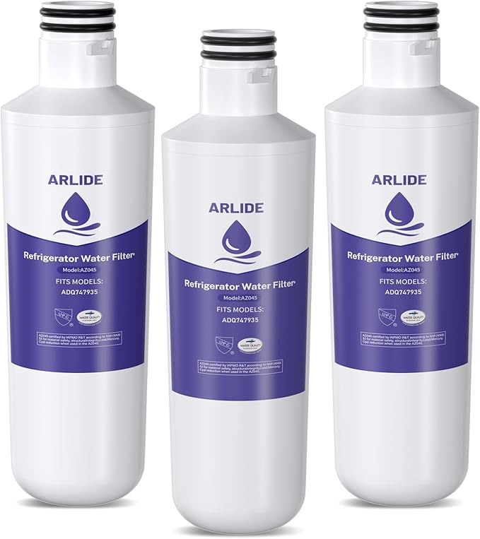 Water Filter Replacement for LT1000P ADQ747935, MDJ64844601, LMXS28626D, LT1000PC, LT-1000PC Kenmore 46-9980, 469981(3 Packs)