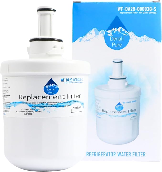 Replacement for Samsung RFG295AARS Refrigerator Water Filter - Compatible with Samsung DA29-00003G, Samsung DA29-00003B, Samsung DA29-00003A Fridge Water Filter Cartridge