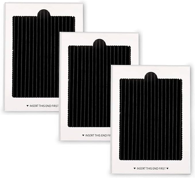 SEISSO Refrigerator Air Filters Replacement Compatible with Frigidaire PAULTRA Pure Air Ultra, EAFCBF Air Filter for Electrolux - Reduce Odors with Activated Carbon Technology - Part 242061001-3 Packs