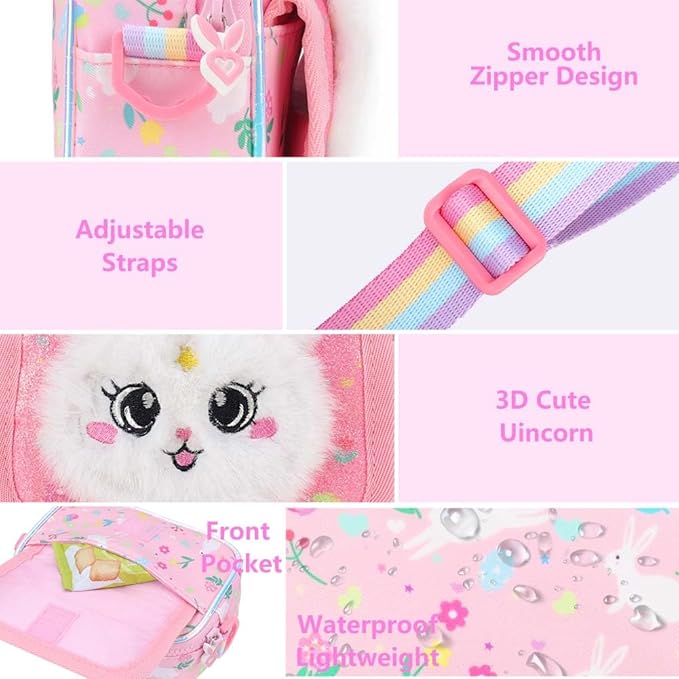 Girls Purse for Kids Age 3-12 - Purse for Little Girl Gifts, Crossbody Bag