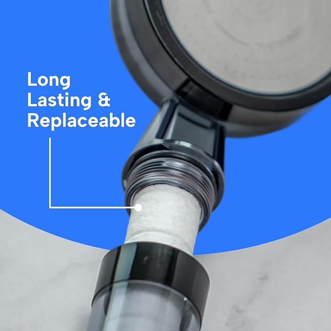 Filtered Shower Head with Carbon Filter - High Pressure Handheld Shower Head, Reduces Chlorine & Odor | DAELIM Bath, Made in Korea
