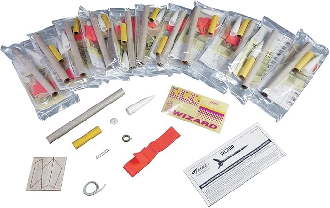 Estes Wizard Rocket Bulk Pack (Pack of 12)