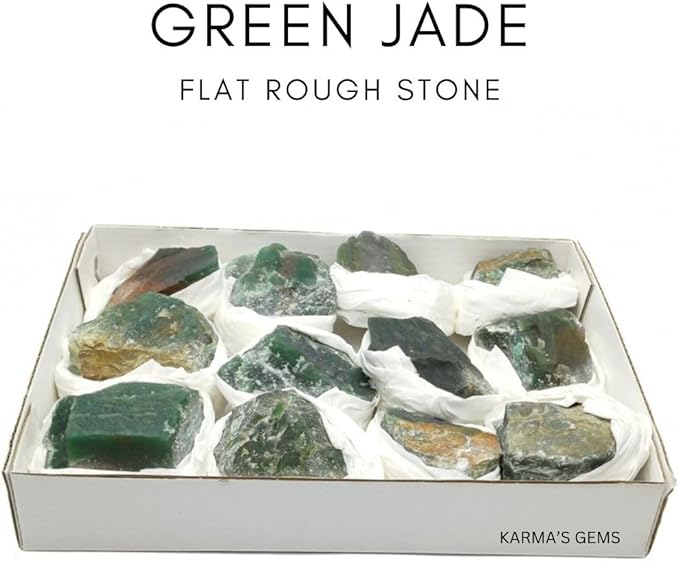 Mineral Crystal Flat Box (Green Jade)