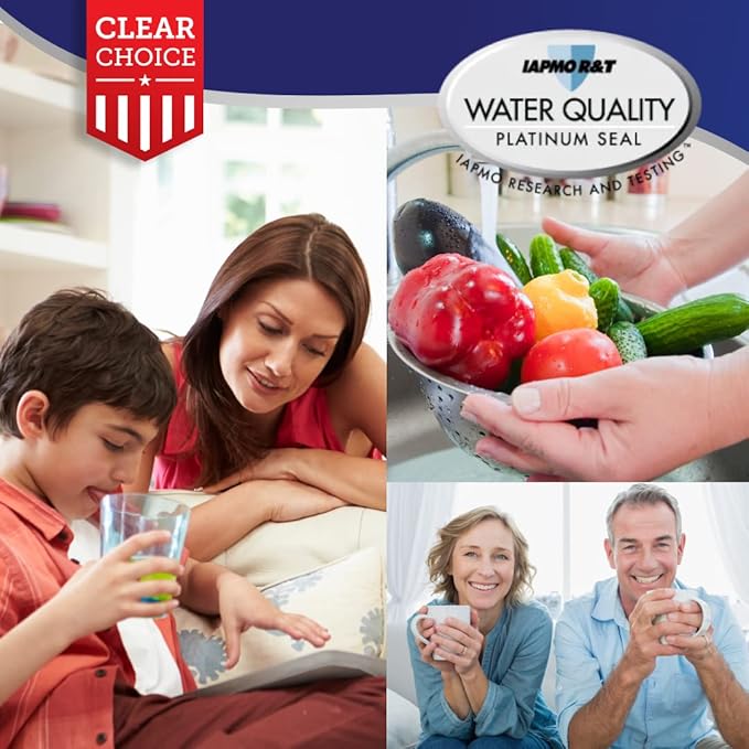 Clear Choice Taste Filter Replacement for Samsung DA29-00003G DA97-06317A Refrigerator Water Filter Compatible with DA97-06317A, NSF/ANSI 42 Certified, Box of 6, Made in the USA