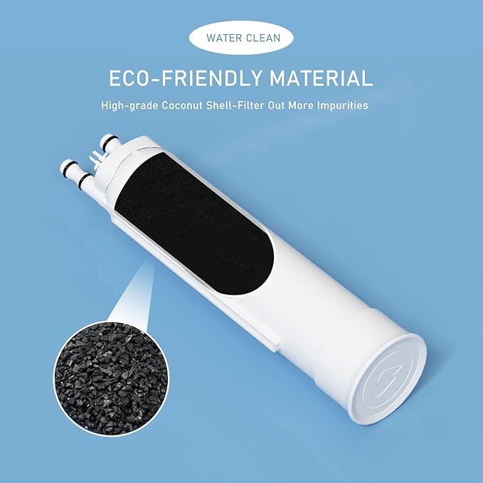 FPPWFU01 Water Filter Replacement Compatible With Frigidaire FPPWFU01 PurePour PWF-1, Electrolux EPPWFU01 PureAdvantage PWF-1 Water Filter, 4 Pack