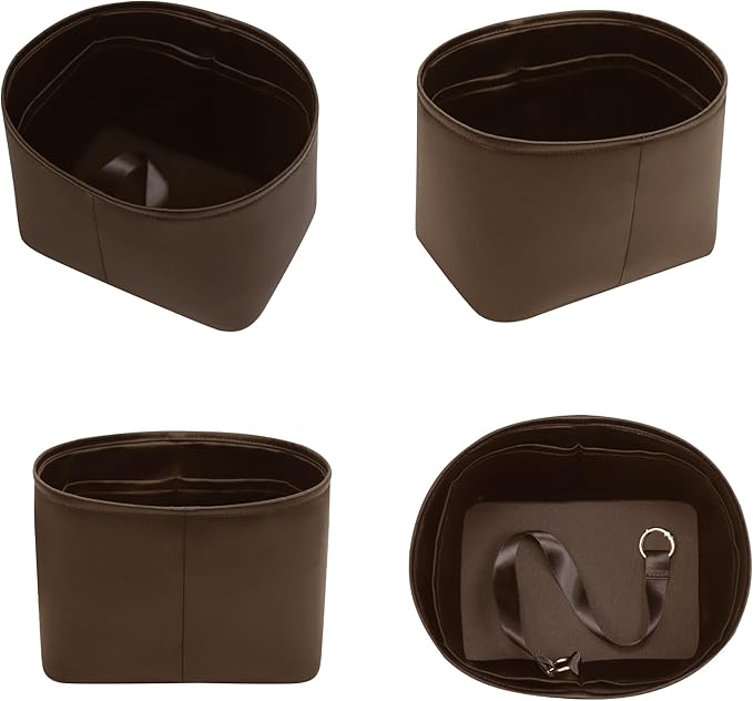 Silky Bag Insert Fit for Hermes Picotin 18/22, Silky Purse Organizer, Lightweight and Silk Touch (Fits PC22, Ebene)