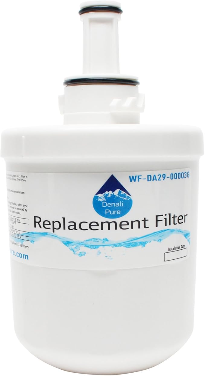 2-Pack Replacement for Samsung RS264ABWP Refrigerator Water Filter - Compatible with Samsung DA29-00003G, Samsung DA29-00003B, Samsung DA29-00003A Fridge Water Filter Cartridge