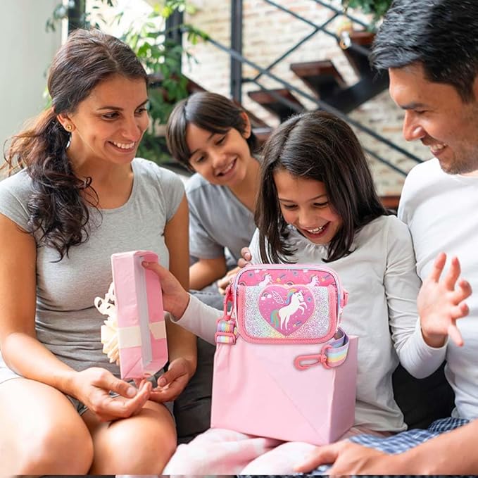 Girls Purse for Kids Age 3-12 - Purse for Little Girl Gifts, Crossbody Bag