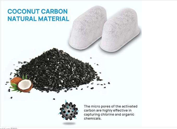 Replacement Charcoal Water Filters for Cuisinart Coffee Machines 6 Pack by Molgoc.
