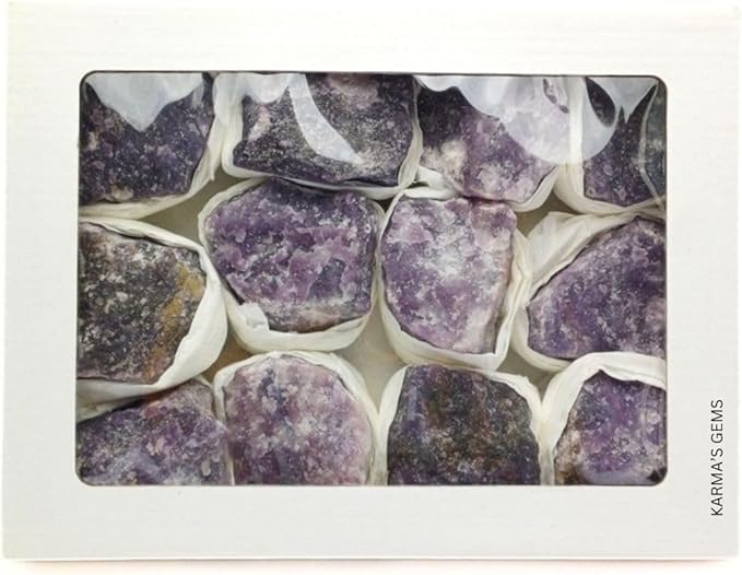 Mineral Crystal Flat Box (Lepidolite)