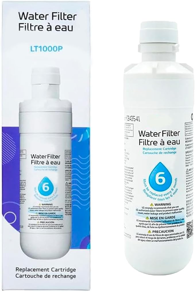 US-based supplier - 3-Pack LT1000P Replacement Water Filter Compatible with ADQ74793510, LT1000P, ADQ74793501, ADQ75795105, AGF80300704, 6 Month / 200 Gallon- NSF-certified