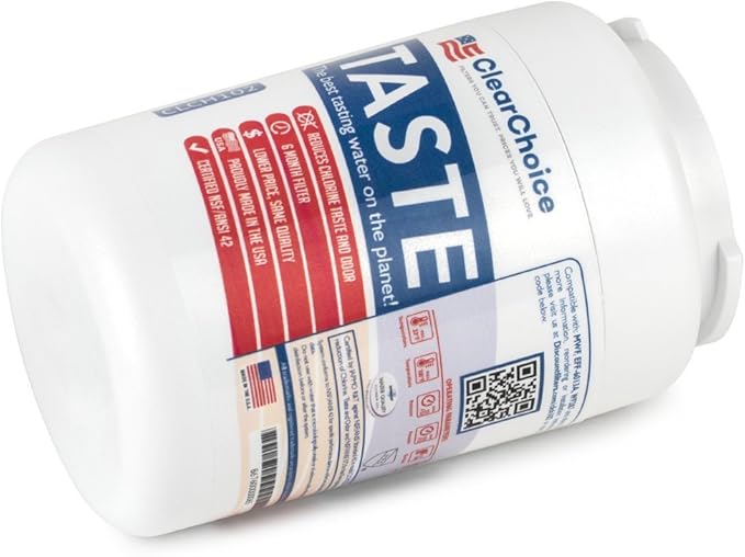 Clear Choice CLCH102 Compatible For MWF Refrigerator Water Filter GE MWF Fridge Filter, NSF/ANSI 42