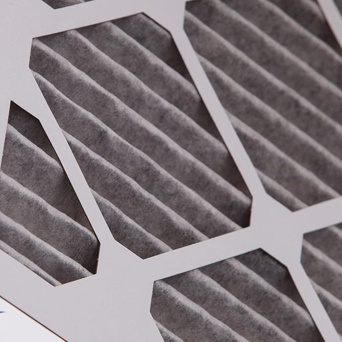 Nordic Pure 16x25x1 (Actual Size: 15 1/2 x 24 1/2 x 3/4) Furnace Air Filters MERV 8 Pleated Plus Carbon 4 Pack