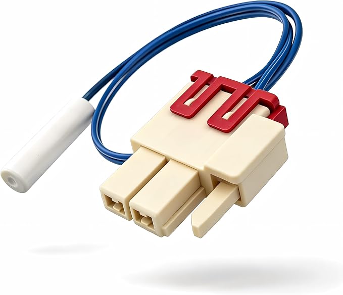 DA32-10109W Refrigerator Temperature Sensor Defrost Thermistor 13.2KΩ @ 25°C, Fit for Samsung Kenmore Maytag Refrigerator, Replaces DA32-10104F AP4136948 1668645 PS4138701