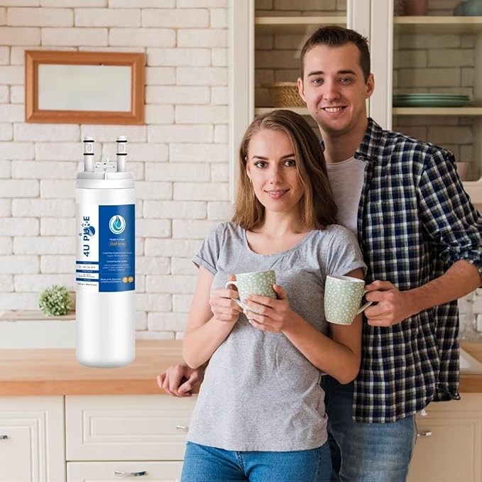 WF3CB Refrigerator Water Filter, Replacement for Pure Source 3, 706465, 242086201, 242086203, 242294501, 242069601, AP4567491, WF425, 3 Pack (Height 9 inches)
