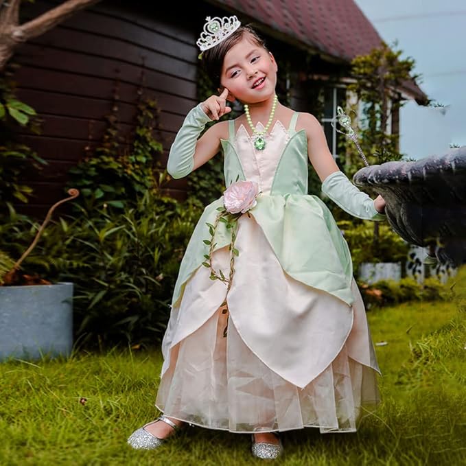 10Pcs Princess Dress up Tutu Crown Accessories Tiara Ballet Tutu Skirt for Girls Costume Party Favors