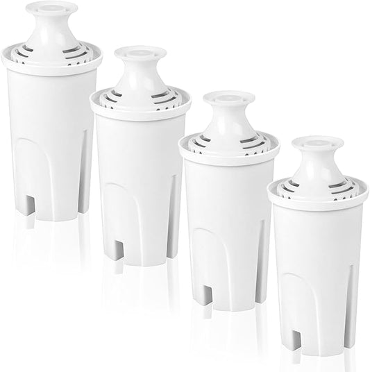 Filter Replacement for Brita Water Pitcher, Water Filters for Britta OB03, 0B03, Classic 35557, Mavea 107007, NSF Certified Beita Water Filter Replacement 4 Pack