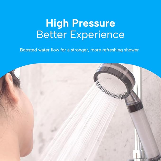 Filtered Shower Head with Carbon Filter - High Pressure Handheld Shower Head, Reduces Chlorine & Odor | DAELIM Bath, Made in Korea