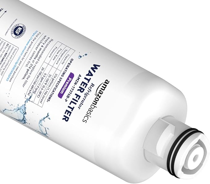 Amazon Basics Replacement Samsung DA97-17376B, HAF-QIN/EXP Refrigerator Water Filter, 1-Pack, Premium Filtration