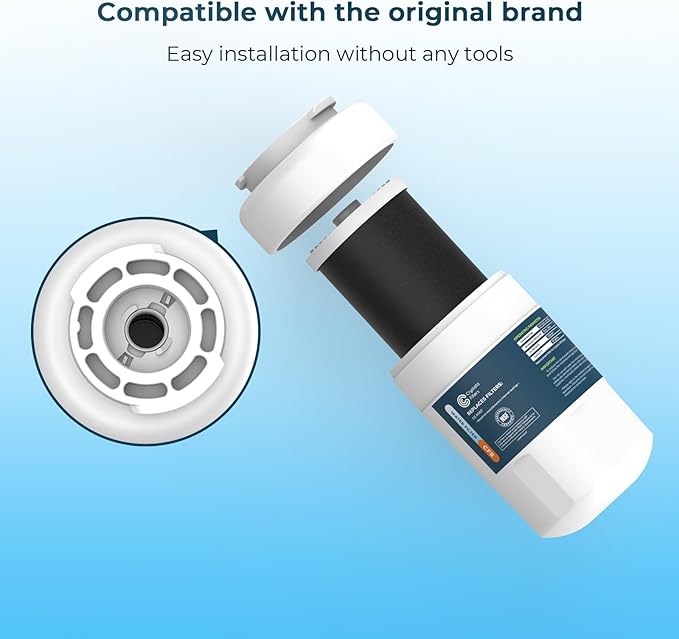 Crystala Filters Water Filter Compatible with MWF SmartWater, MWFA, MWFP, GWF, GWFA, Kenmore 9991, 46-9991, HDX FMG-1, WFC1201 (3 Pack)