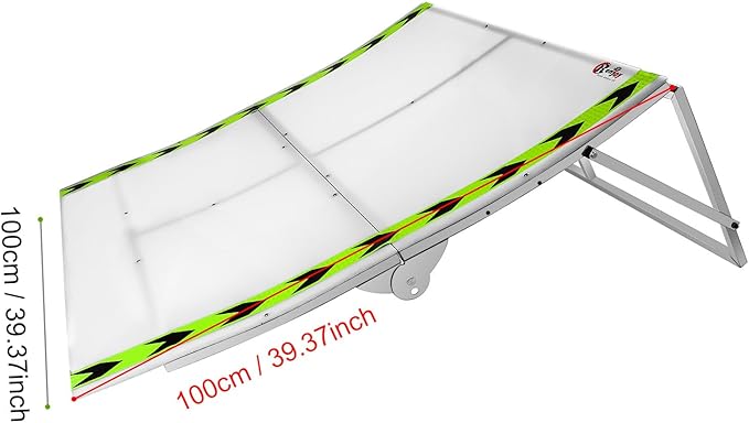 RC Car Jump Ramp Takeoff Board RC Stunt Playset for 1/5 1/8 1/10 1/12 1/14 1/16 1/18 1/24 Remote Control Car, 100 * 100 * 40cm