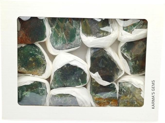 Mineral Crystal Flat Box (Green Jade)