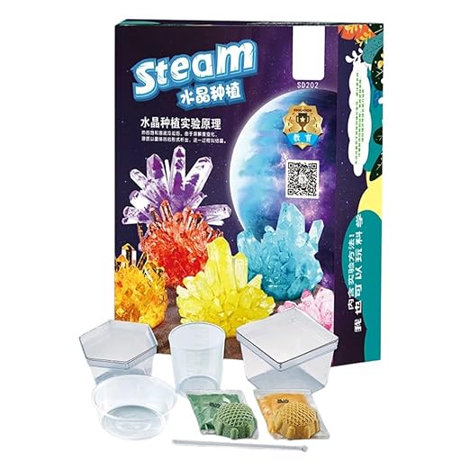 Funny Crystal Lab Science Kits Parent Unisex Interactive Ioys DIY Growing Kit New 2025 High for Reliable Electronic Component, Precision, Stable Performance