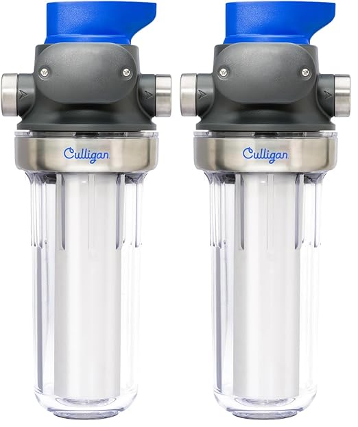 Culligan WH-S200-C Whole-House Sediment Water Filtration System, Clear (Pack of 2)
