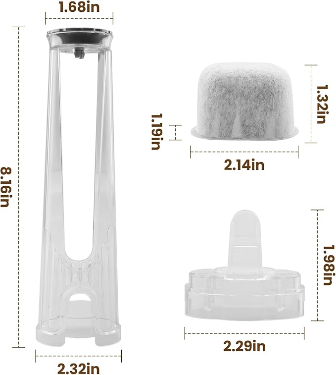 Water Filter Holder and 3 Water Filters Fits for Keurig 2.0 Series Coffee Machines Compatible with K-Supreme Series, K-Express, K-Slim, K-Elite, K-Duo Plus, K-Select, K-lced, K50, K-Classic