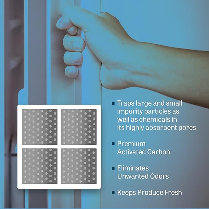 Mist Fresh LT120F Refrigerator Air Filter Replacement and LT800P Water Filter Replacement for LG, compatible with ADQ736134, LG ADQ736134, Kenmore 9490, 46-9490, 469490, ADQ73613402(1 & 3 pack bundle)