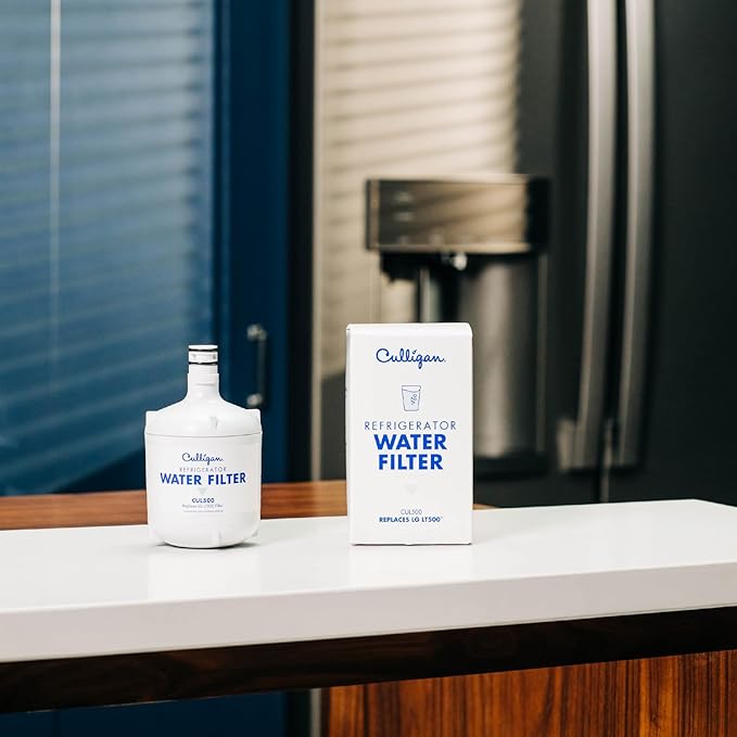 Culligan CUL500 Refrigerator Water Filter Replacement for LG Water Filter (LT500P) Replace Every 6 Months Pack of 1