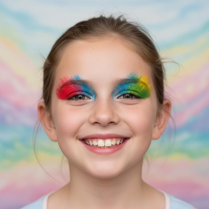 Barbie 35-Well Shadow Palette, Shimmery and Opaque Colors, Pigmented Blendable, 8 Application Brushes Ages 8+, by Townley Girl