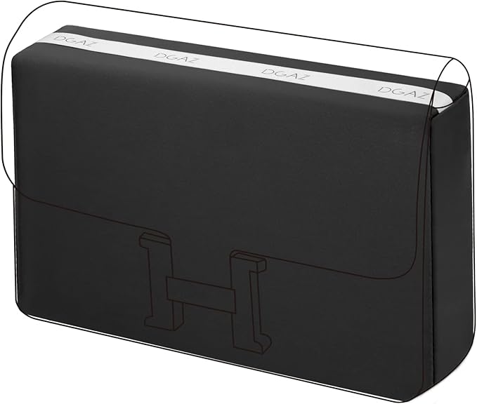 DGAZ Purse Pillow Shaper Insert for Hermes Constance 19/New19/24/New24 Bags, Silky Pillow Shaper for Luxury Handbags(Black,newC24)