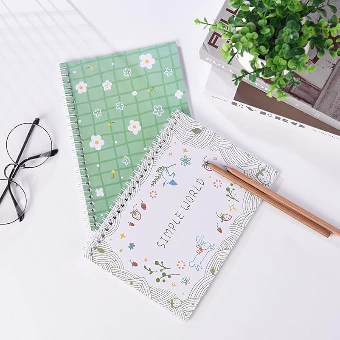UFU 2 Pcs Sticker Book Collecting Album Reusable Sticker Organizer Storage Book for Stickers Collection A5 (64 Pages)