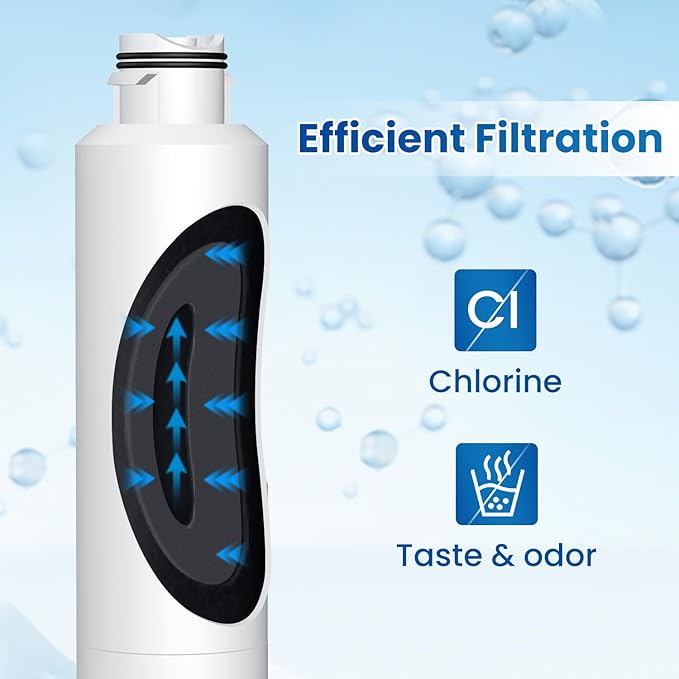GOLDEN ICEPURE RWF0700A Refrigerator Water Filter Replacement for Samsung DA29-00020B, HAF-CIN/EXP, RF263BEAESR, RF28HMEDBSR, RF28HFEDTSR, RF28HFEDBSR,2PACK