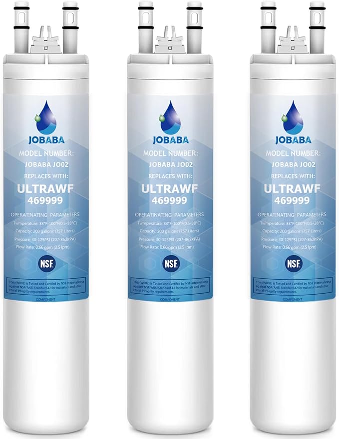Frigidaire ULTRAWF Water Filter Replacement, for PureSource Ultra ULTRAWF, 11 Inches, Compatible with ULTRAWF Water Filter 3 pack