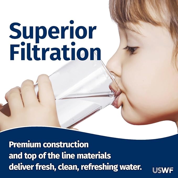 Made in the USA, ADQ73613401 Refrigerator Water Filter 2-pk | Replacement for LG LT800P, ADQ73613402, Kenmore 9490, 46-9490, 469490, ADQ73613408, DWF-35, USWF Fridge Filter