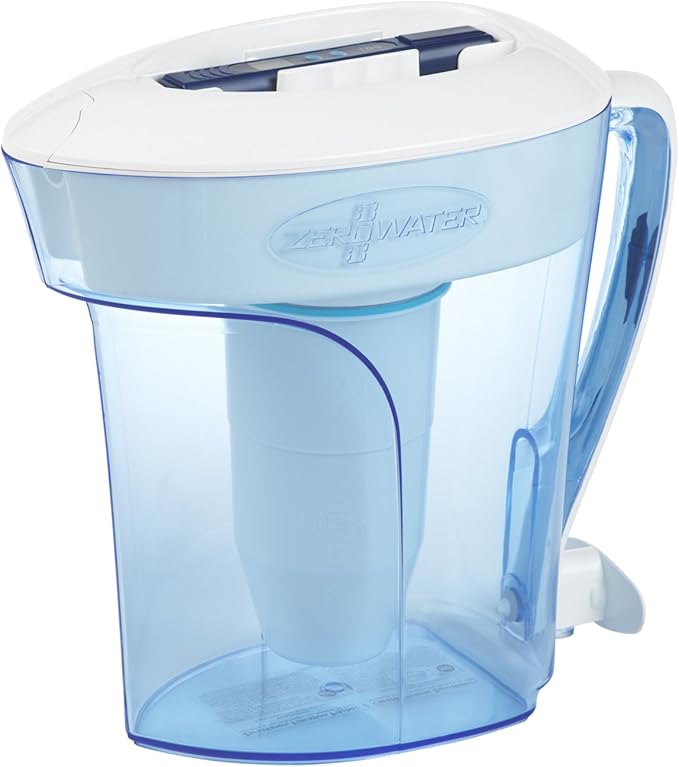 ZeroWater 23-Cup Water Filter Dispenser + 10-Cup Water Filter Pitcher Bundle | Removes 99% TDS