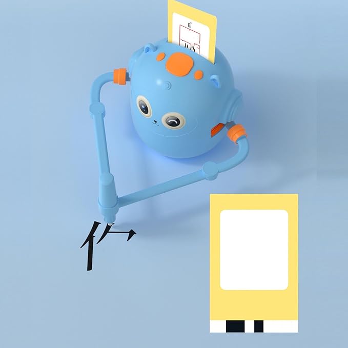 Drawing Robot for Kids, Interactive Educational Drawing Robot, Painting Learning Machine with 2 Pens 100 Sheets Cards, Christmas Birthday Present for Kids 5 6 7 8 9