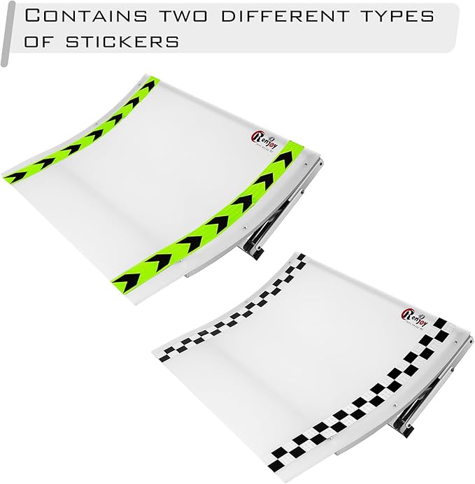 RC Car Jump Ramp Takeoff Board RC Stunt Playset for 1/8 1/10 1/12 1/14 1/16 1/18 1/24 Remote Control Car, 65 * 50 * 24cm