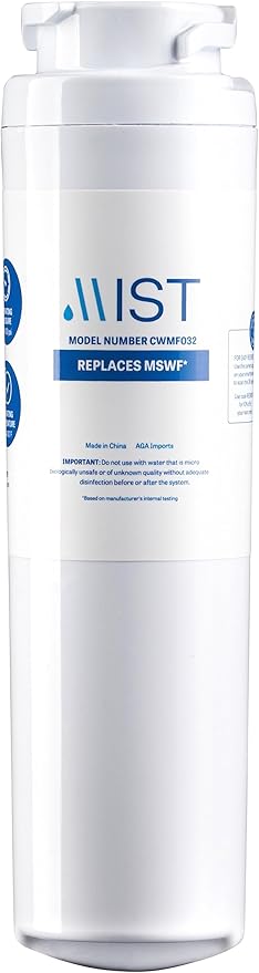 Mist MSWF Refrigerator Water Filter Replacement, Compatible with GE Models: 101820A, 101821B, 101821, 1 Pack - Mist