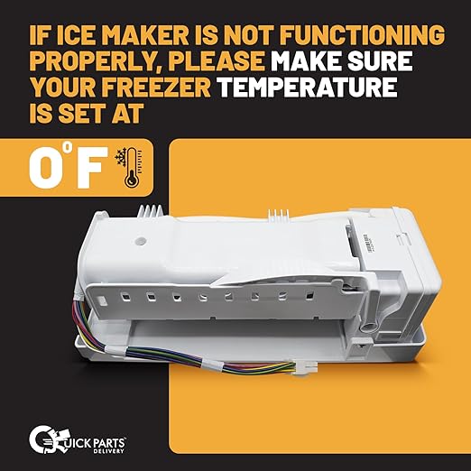 DA97-07365G Refrigerator Ice Maker Replacement - 13.5" x 4.75" x 4.75" OEM Ice Maker Replacement Parts - Compatible with DA97-07365G, DA97-07603B, DA97-15217D and 80+ Models