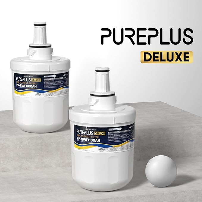PUREPLUS DA29-00003G NSF/ANSI 401, 53, 42 & NSF P473 Certified Replacement for Samsung DA29-00003B Aqua-Pure Plus DA29-00003A,DA20-00003G,HAFCU1,DA29-00003F,RFG297AARS,RFG237AARS,RSG257AARS, 3Pack
