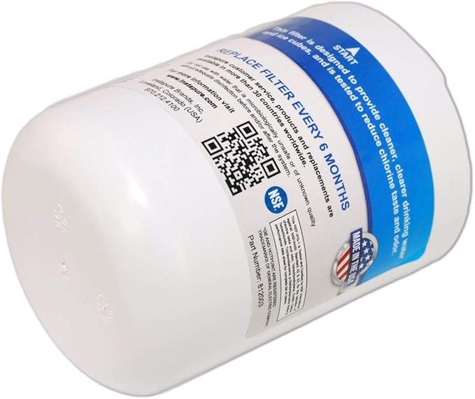GE® MWF Kenmore® 46-9991Compatible Filter Made in USA by Instapure® NSF/ANSI P473, 401,372, 53, 43 & CA B483.1 Certified for PFOA/PFOS, Pharmaceuticals & More!