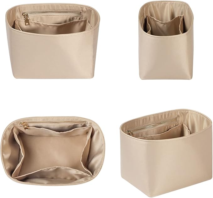 Hermes ZTUJO Picotin 18 Organizer Insert, Luxury Purse Organizer Insert, Silky Smooth Fits Bags (Beige)