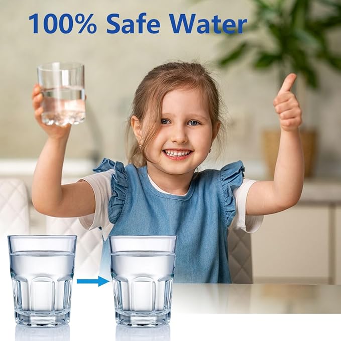 Fancial Refrigerator Water Filters Replacement for EDR3RXD1, Filter 3, 4396841, 4396710, Kenmore 46-9083,Lead-free,BPA-Free materials, 3 Pack